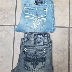 Rock revival  set of 2 Jean's men